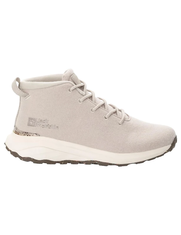 Jack Wolfskin Campfire Wool MID W, Sneaker, Dusty Grey,