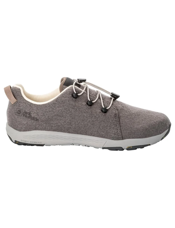 Jack Wolfskin Men's Spirit Wool Low M Trainers, Cold Coffee, 47 EU