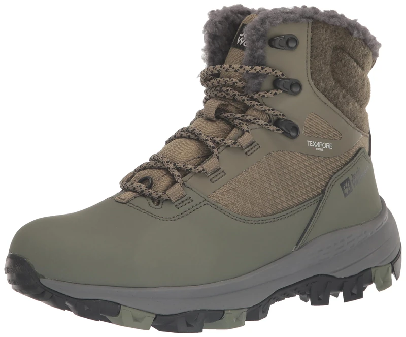 Jack Wolfskin Men's Everquest Texapore High M Hiking Boots, Dusty Olive, 7.5 UK