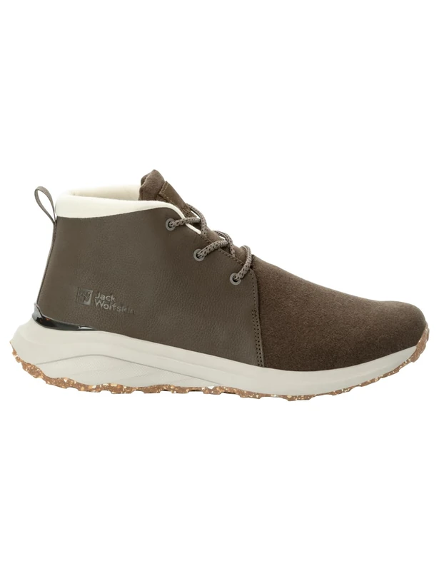 Jack Wolfskin Men's Campfire Chakka Mid M Trainers, Cold Coffee, 45.5 EU