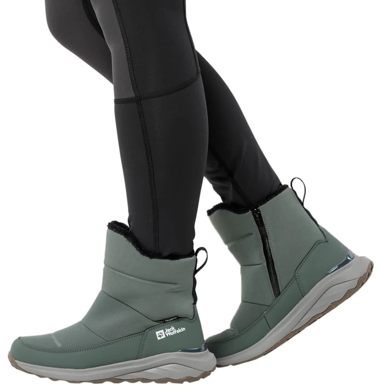 Jack Wolfskin Women's Dromoventure Texapore Boot W Winter Boots, Slate Green, 10 UK - Image 1