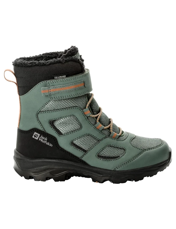 Jack Wolfskin Unisex Children's Vojo Wt Texapore High K Outdoor Shoes, Slate Green, 10 UK