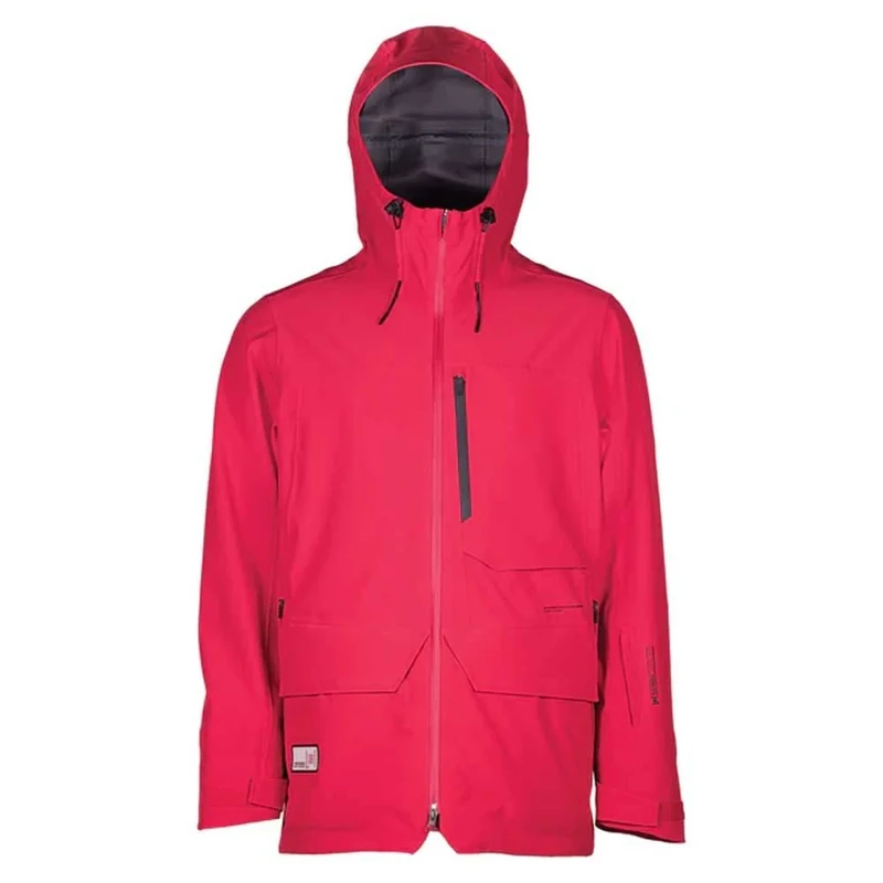 L1 Premium Goods Men's Alpha L1 Ski Snowboard Jacket, Chili, S