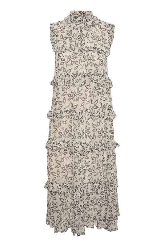 PART TWO Women's Parilla Dress Casual, Black Craft Leaf, 36