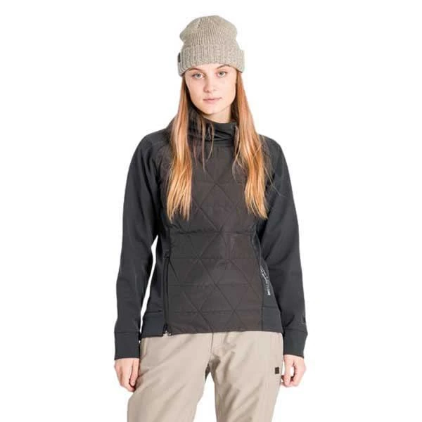 L1 Premium Goods Women's Phase Tech Fl.wjkt Ski Snowboard Jacket, Black/Phantom, XS
