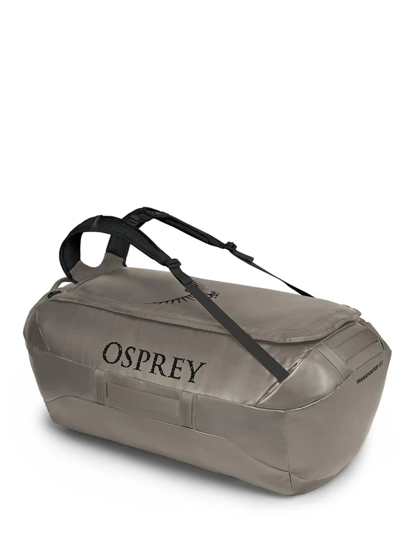 Osprey Transporter 120 Unisex Travel Backpack Duffel Tan Concrete O/S - Image 1