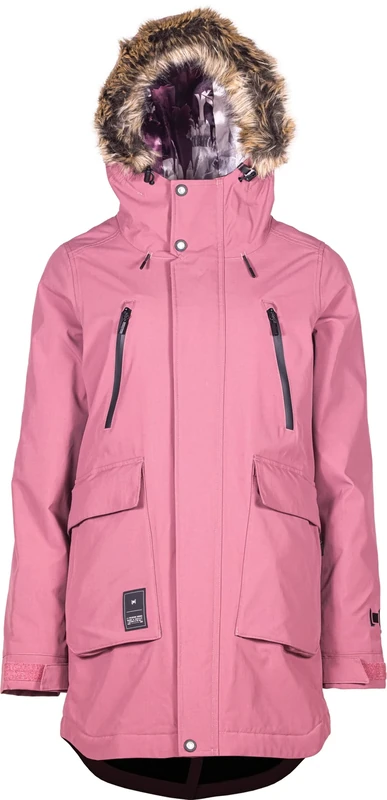 L1 Premium Goods Women's Fairbanks L1 Wjkt Ski Snowboard Jacket, Burnt Rose, XS