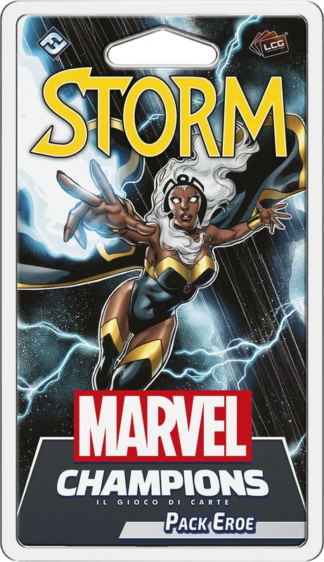 Asmodee - Marvel Champions The Card Game: Storm - Expansion, Storm Hero Pack, Italian Edition