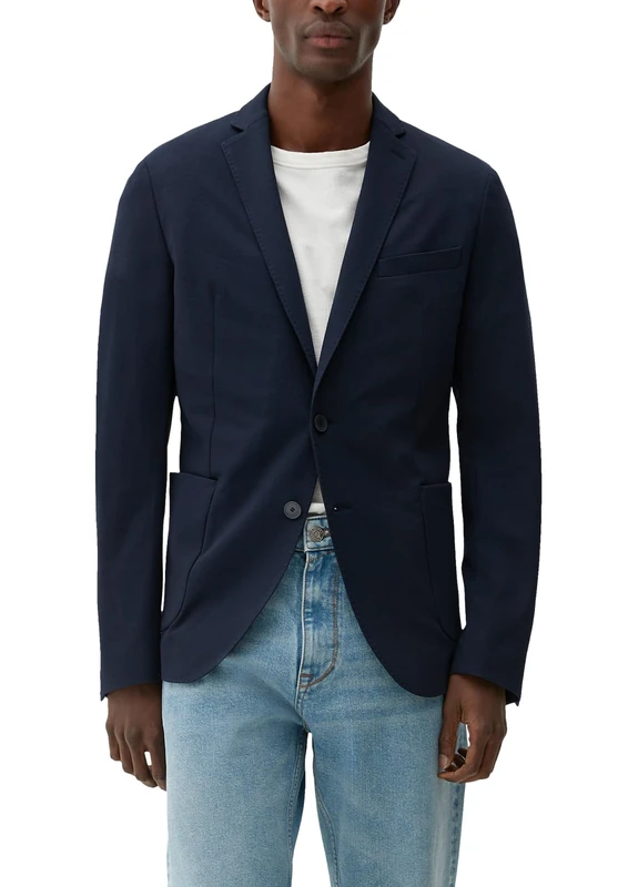 s.Oliver Men's 2130159 Blazer, 5955 Blue, 36