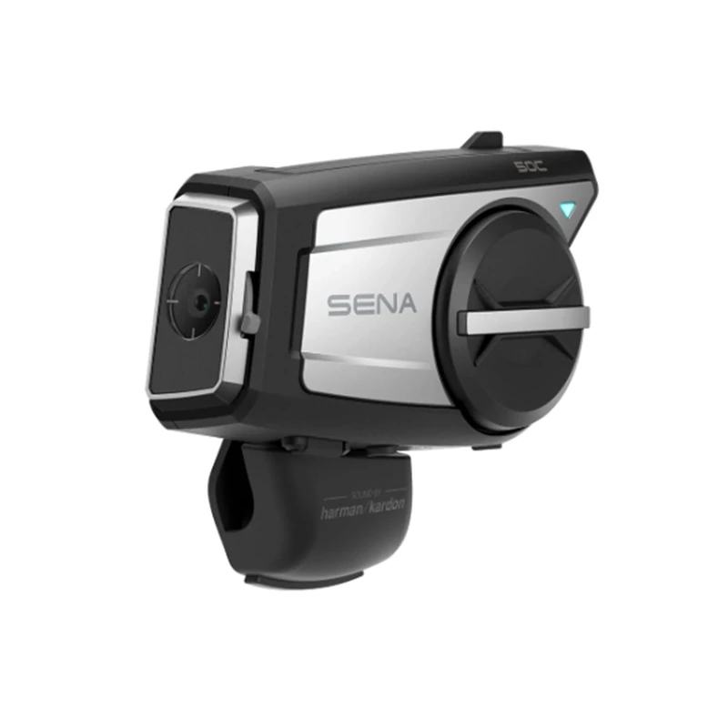 Sena 50C Motorcycle Communication & 4K Camera System w/Sound by Harman Kardon Integrated Mesh Communication Headset with Premium Microphone & Speakers