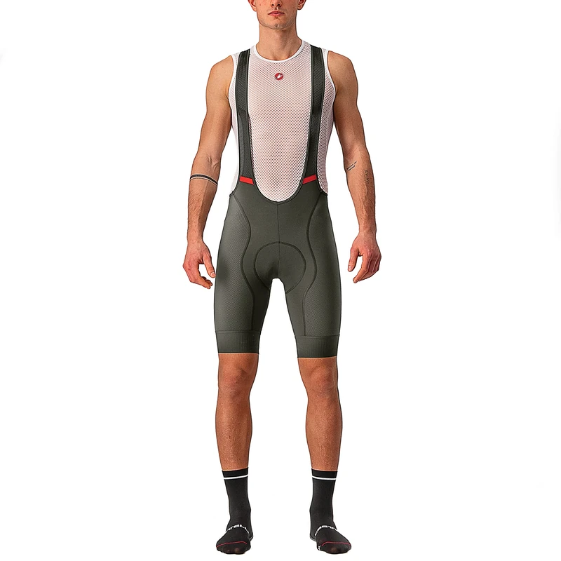 CASTELLI 4520006-309 COMPETIZIONE BIBSHORT Men's Shorts DEEP Green XL