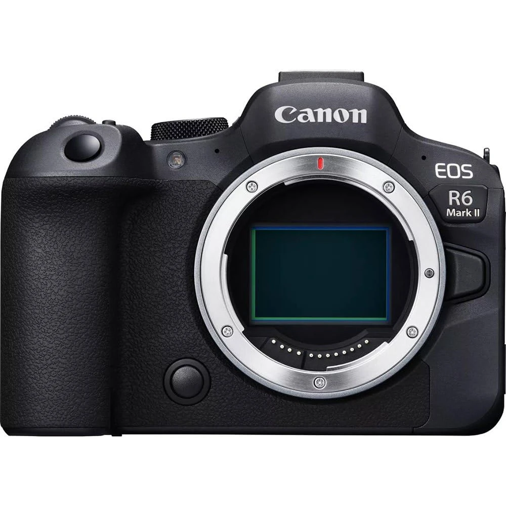 Canon EOS R6 Mark II Full Frame Mirrorless Camera Body Only | 24.2-megapixels, up to 40fps continuous shooting, 4K 60p, up to 8-stops IS and Dual Pixel CMOS Auto Focus II
