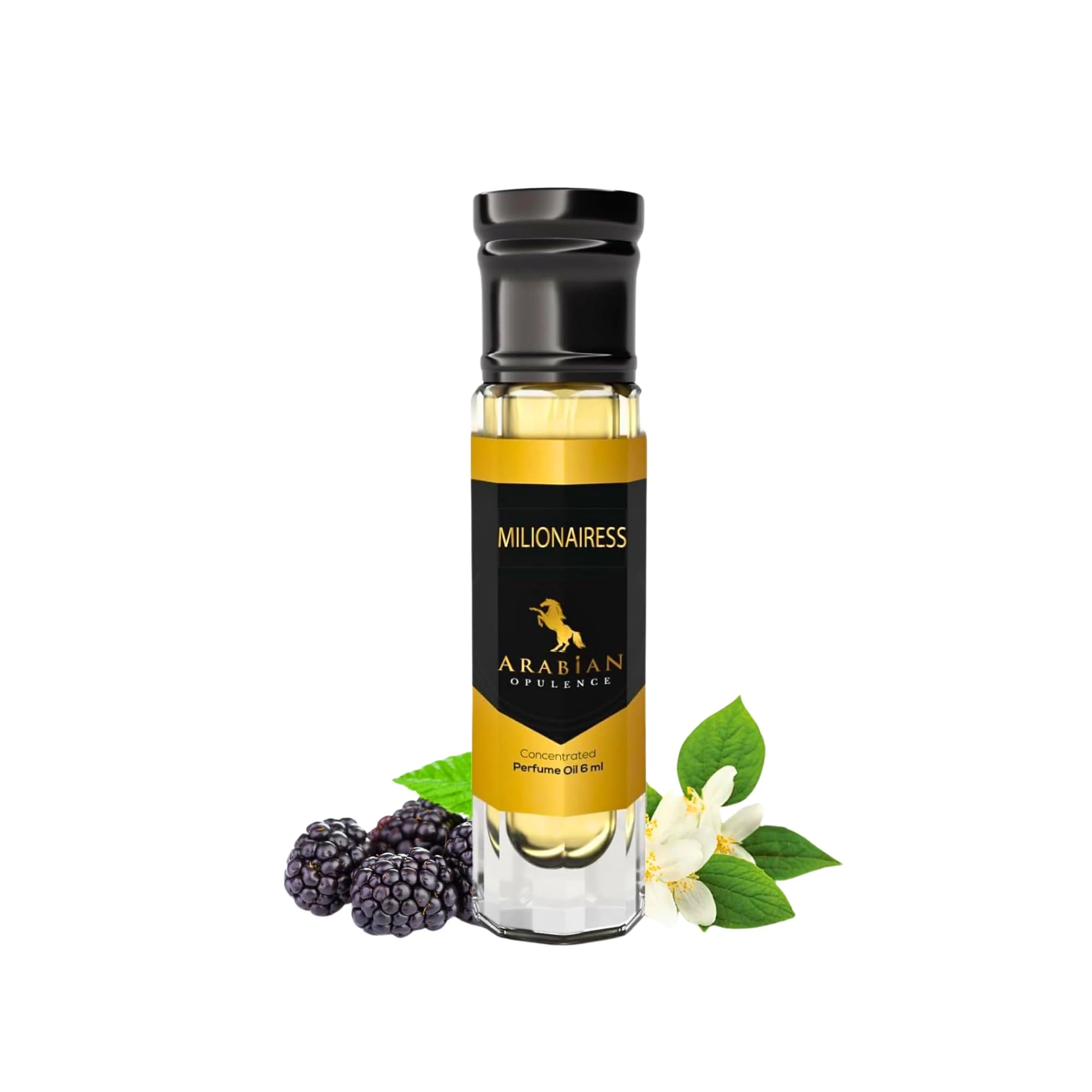 Arabian Opulence FR181 MILLIONAIRESS Roll-on Perfume Oil | Concentrated Fragrance Body Oil | Long Lasting Oil Based Perfume for Women | Travel Size Bottle Alcohol-Free (6ml)