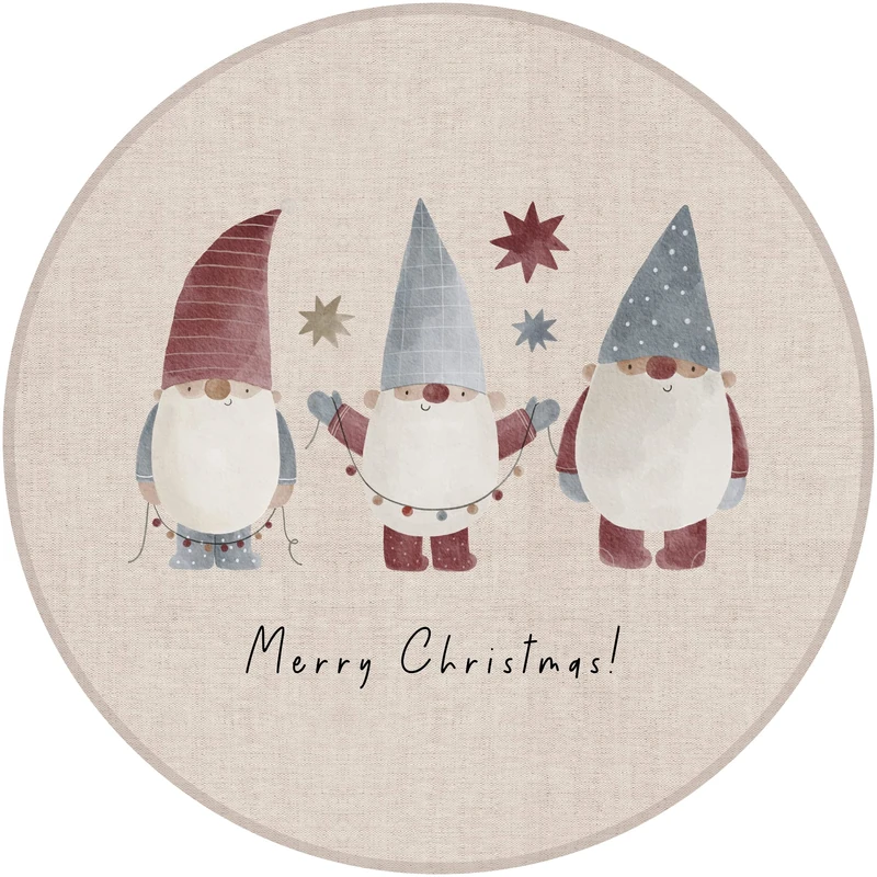 VINILIKO 2.8mm Thick Vinyl Rug, Phthalate Free, Multicoloured, 95x95