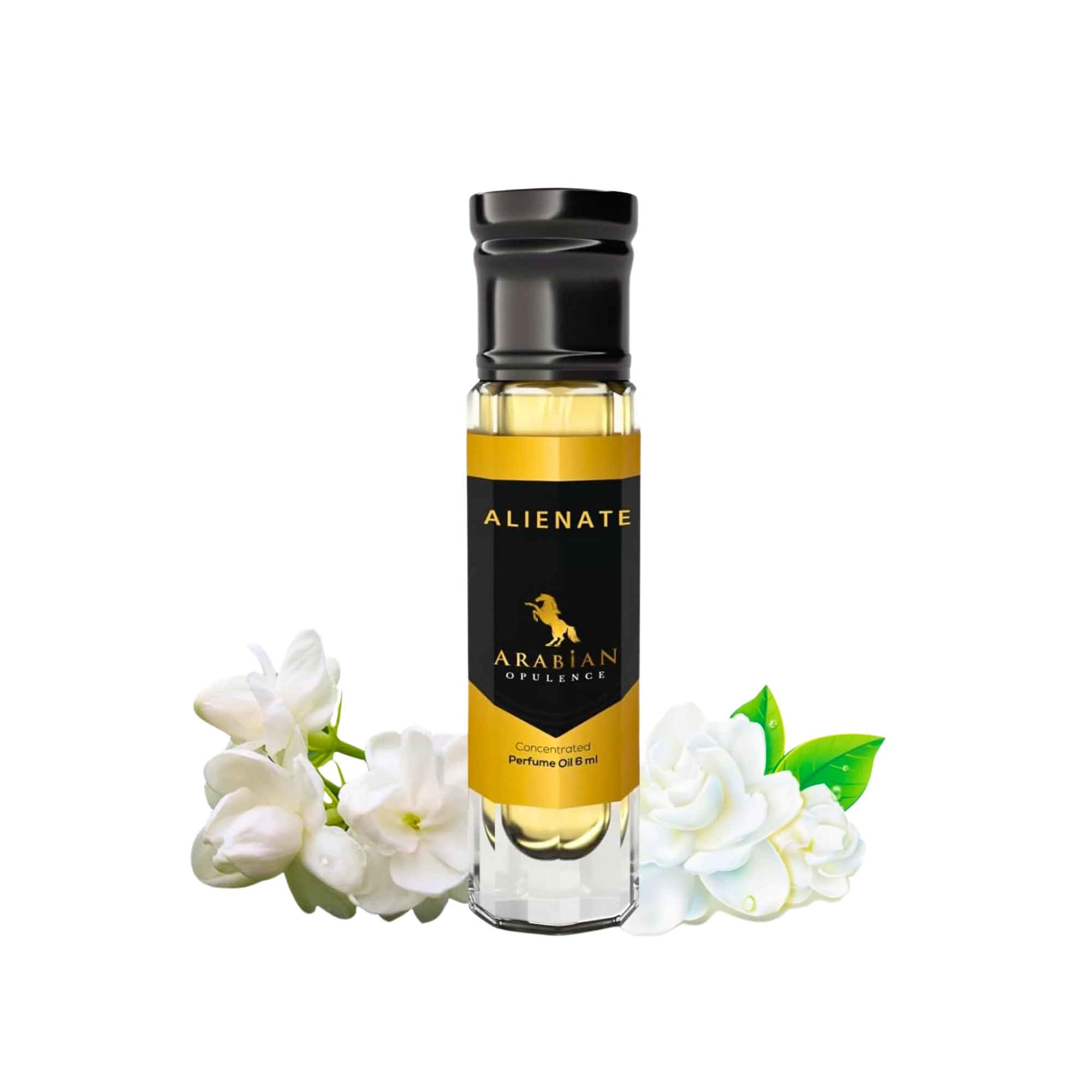 Arabian Opulence FR15 ALIENATE Roll-on Perfume Oil | Concentrated Fragrance Body Oil | Long Lasting Oil Based Perfume for Women | Travel Size Bottle Alcohol-Free (6ml)