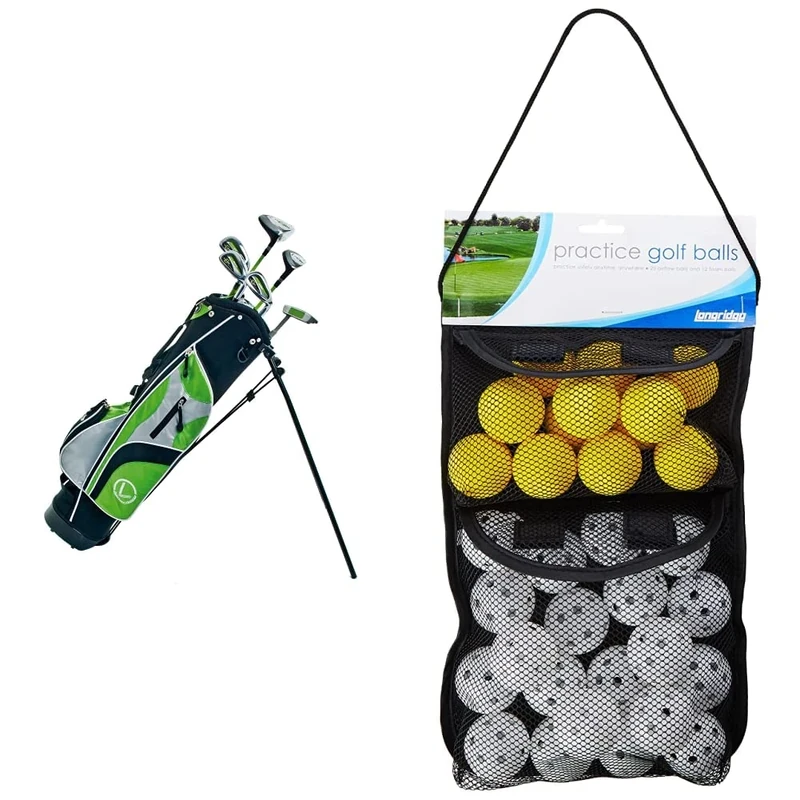 Longridge Challenger Cadet Junior Golf Package, 12+ Years & 32 Practice Golf Ball Pack