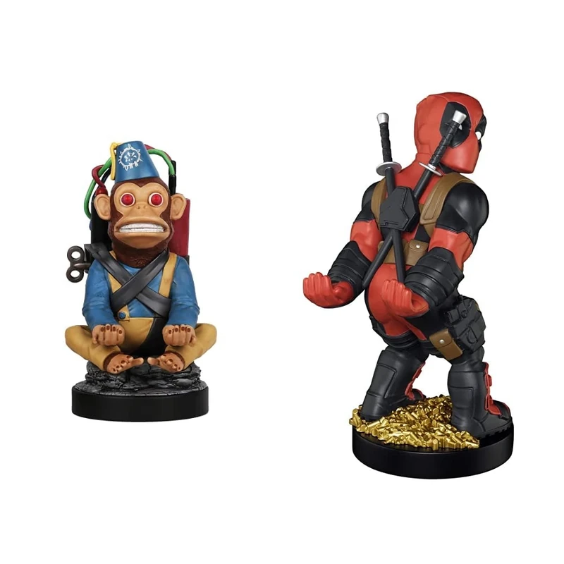 Cable Guys - Call of Duty Monkey Bomb Gaming Accessories & Phone Holder & Deadpool Marvel Gaming Accessories & Phone Holder