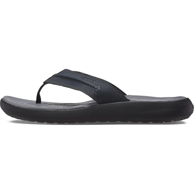 Crocs Men's Yukon Vista II LR Flip Flop, Black, 9 UK
