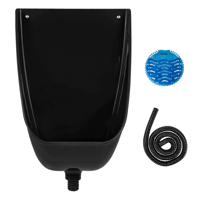 Düvkori® Plastic Urinals for Men,Black,Urinals for Men,Urinal,Male Urinal,Urinals,Outdoor Toilet,Mens Urinal,Urinal for Men,Waterless Urinal,Urine Diverter,Urinals for Men Bathroom,Urinals Large