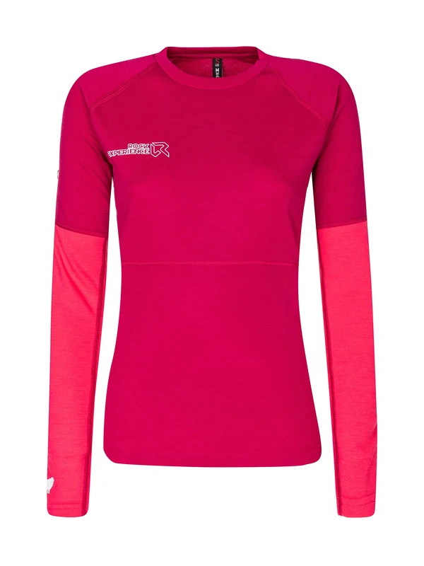ROCK EXPERIENCE REWT01411 Moonstone LS T-Shirt Women 2000 Cherries Jubilee+0793 Paradise Pink M - Image 1
