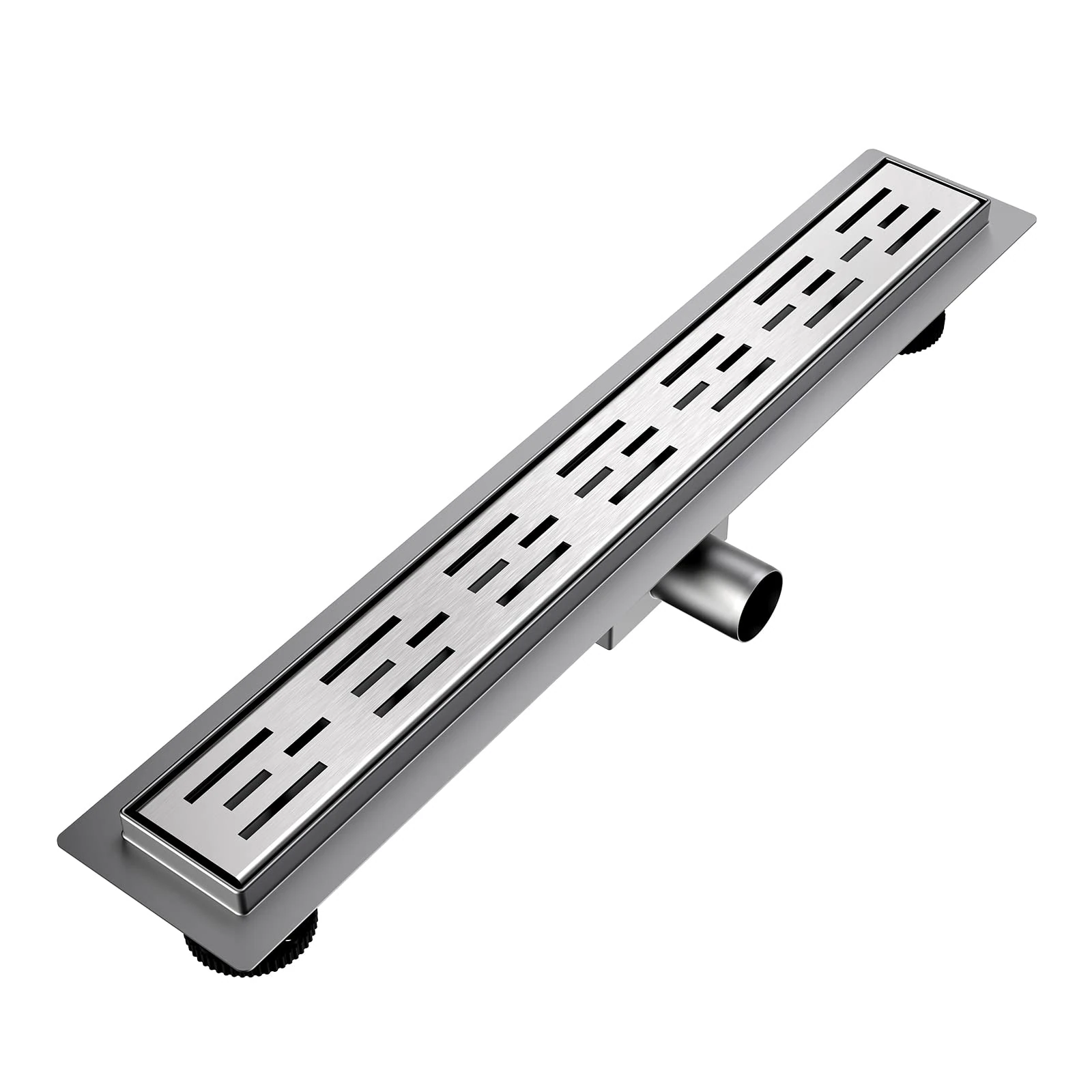 EMKE Invisible Linear Floor Shower Drain - 600mm Stainless Steel with Odor Stop and Hair Strainer, High Flow Capacity for Bathroom, Kitchen and Washroom