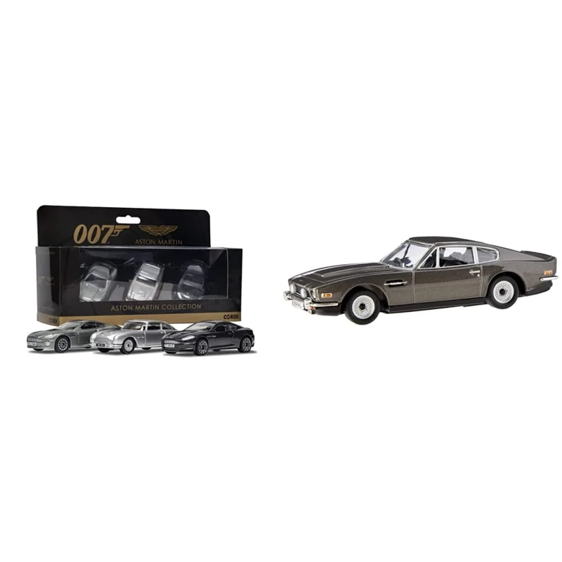 Corgi TY99284 James Bond Aston Martin Collection (V12 Vanquish, DB5, DBS) & CC04805 James Bond - Aston Martin V8 Vantage - No Time To Die