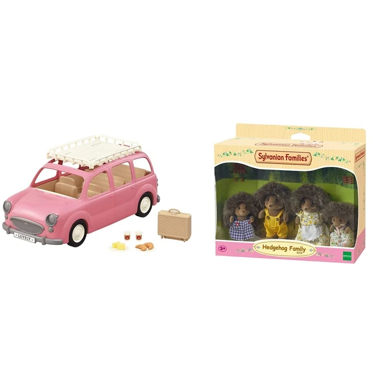 Sylvanian Families 5535 Family Picnic Van - Dollhouse Playsets & Hedgehog Family