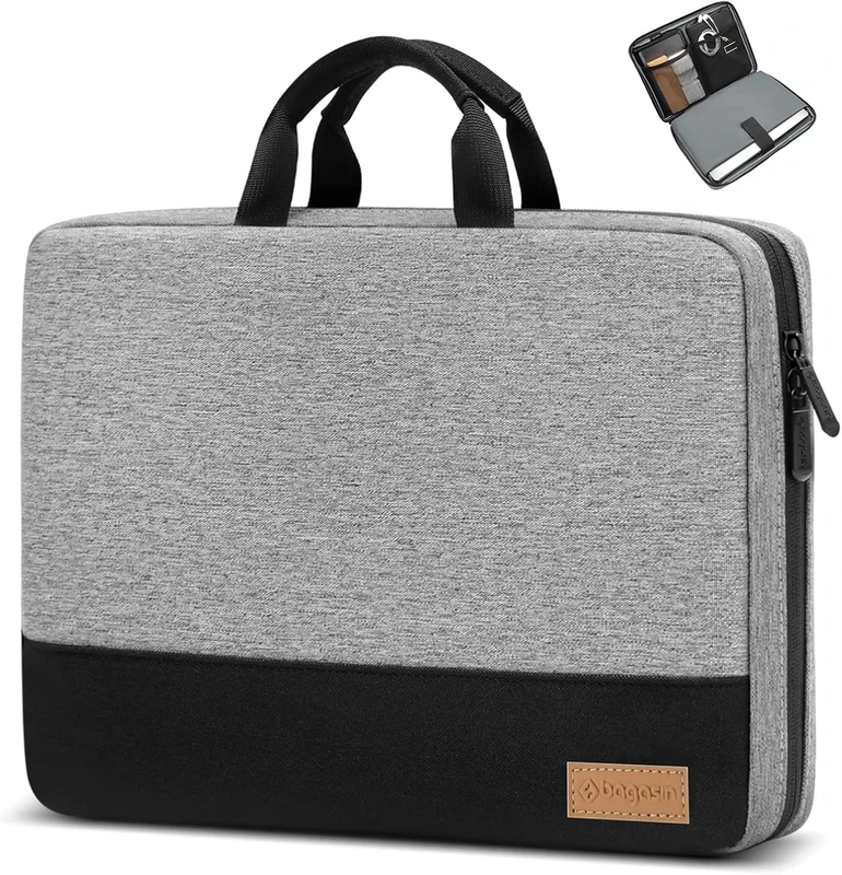 Bagasin Laptop Sleeve Case, 15 15.6 16 inch TSA Laptop Sleeve Water Resistant with 4-layer Protection, Computer Carrying Bag Compatible with MacBook, HP, Dell, Lenovo, Asus Notebook - Image 1
