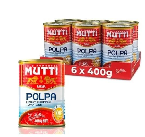 Mutti Finely Chopped Tomatoes 400g (Pack of 6)