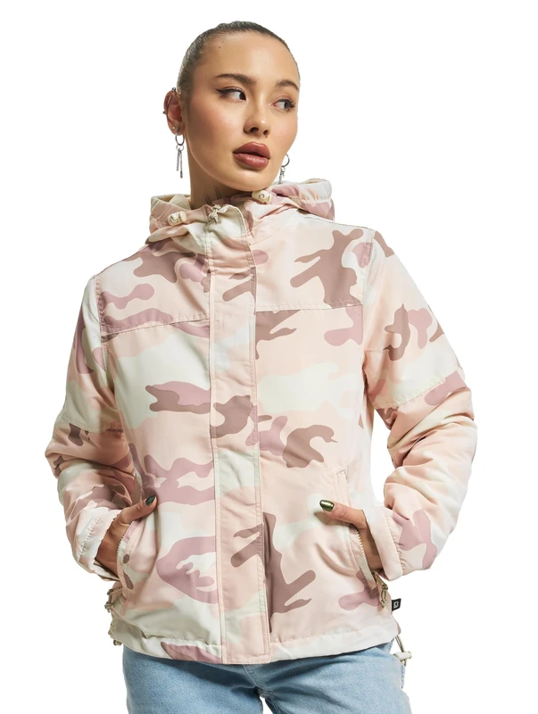 Brandit Women Frontzip Windbreaker, color: candy camo, size: 5XL