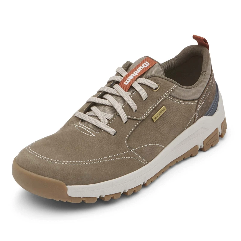 Dunham Men's Glastonbury Ubal Ii Sneaker, Breen Nubuck/Suede, 14 - Image 1