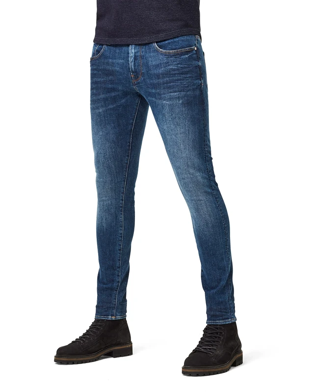 G-STAR RAW Men's 3301 Skinny Jeans, Medium Aged, 29W / 34L