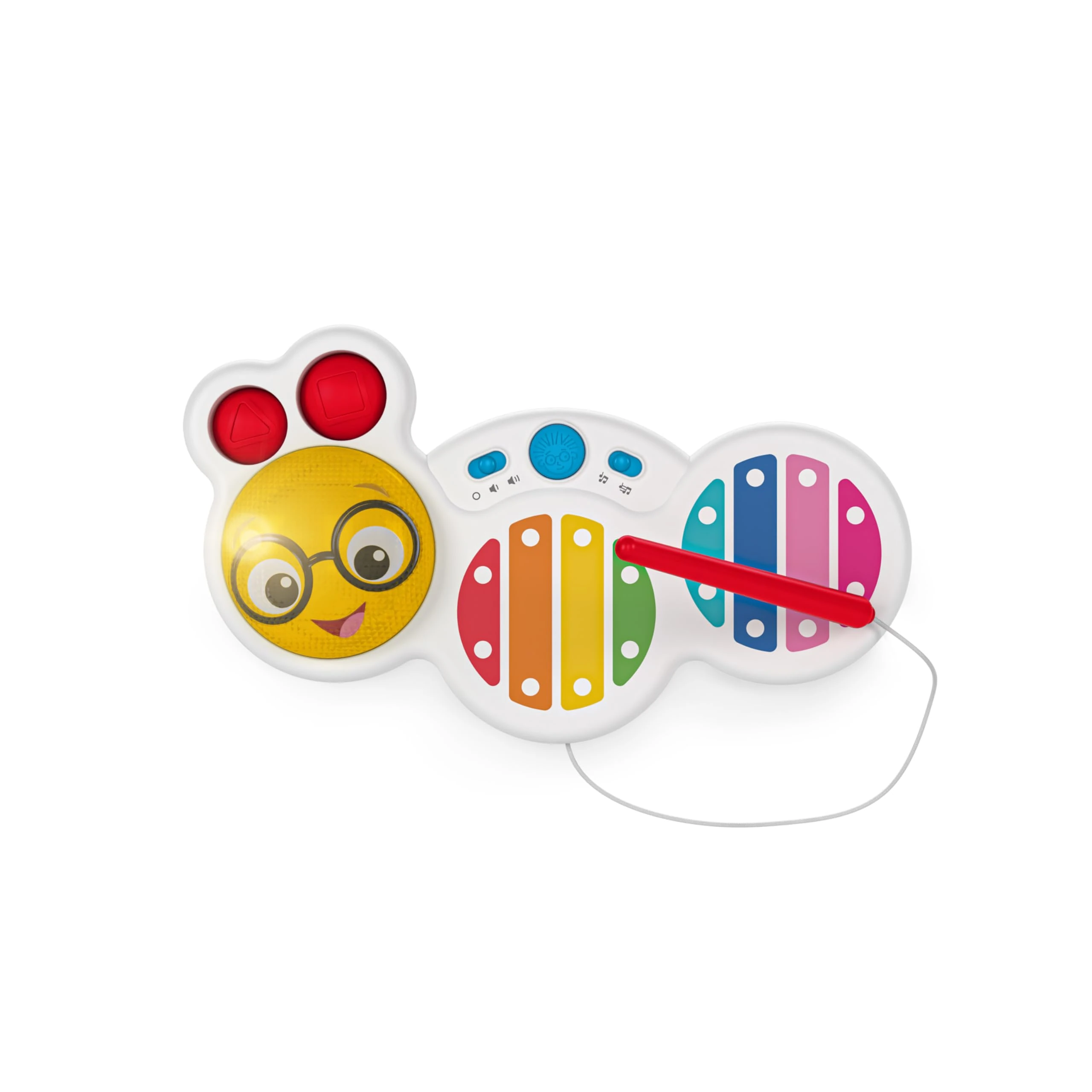 Baby Einstein Cal’s Curious Keys Xylophone Musical Toy, with Music and Lights - Age 12+ months