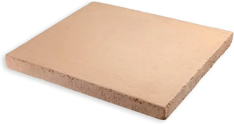 Megashopitalia Refractory Stone Casapulla Biscuit for Pizza Oven Saputo Made in Italy (L33xD34xH2cm)