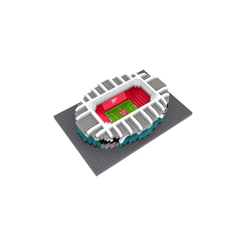 FOCO Officially Licensed Arsenal FC Emirates BRXLZ Mini Stadium 3D Bricks Construction Toy Model