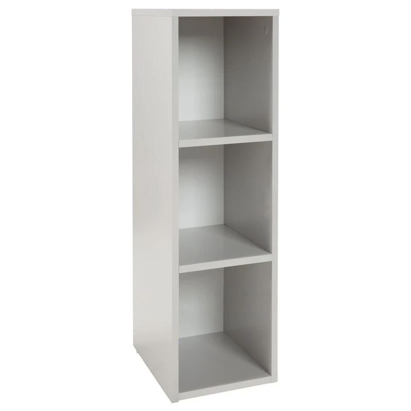 roba Wooden Universal Side Shelf - Small Nursery Shelf (Light Grey)