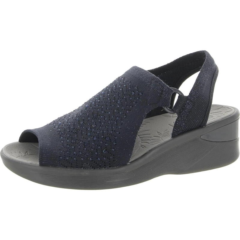 BZees Women Star Bright Sandal Navy Medium UK 7