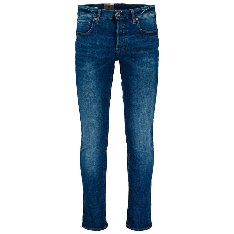 G-STAR RAW Men's 3301 Slim Z Jeans, Medium Aged, 40W x 38L - Image 1