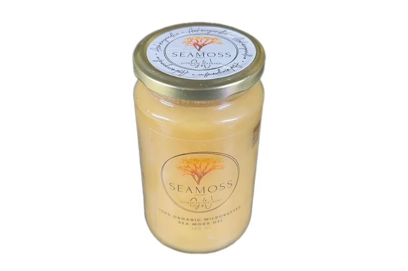 Sea Moss Gel, Made with Wildcrafted, Organic Irish Sea Moss from Grenada. Vegan. Dr Sebi Approved. (Ashwagandha, 250ml)