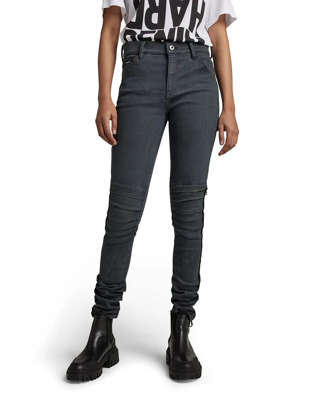 G-STAR RAW Women's 1914 3D Skinny Wmn Jeans, Worn in Tornado, 27W x 26L - Image 1