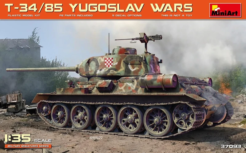 Miniart 1:35 - T34/85 Yugoslav Wars