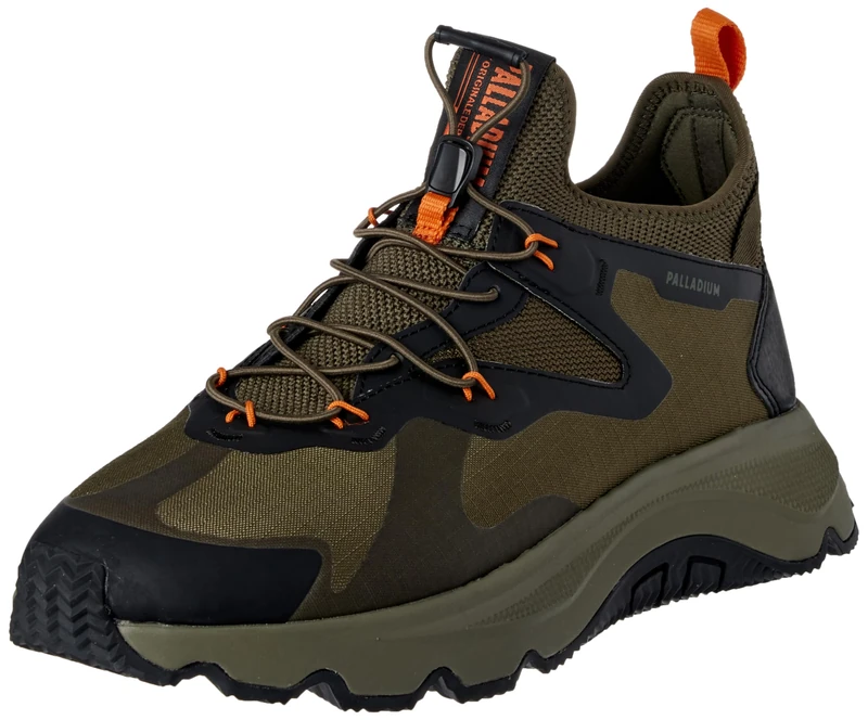 Palladium Men's Thunder Lo Sneaker, Green, 7.5 UK