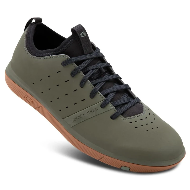 Crankbrothers Unisex Stamp Street Sneaker, Camo Green Gum, 12 UK