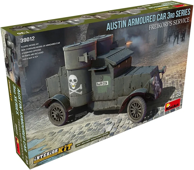 Miniart WWI 1:35 - Austin 3rd Series, Freikorps Service Int