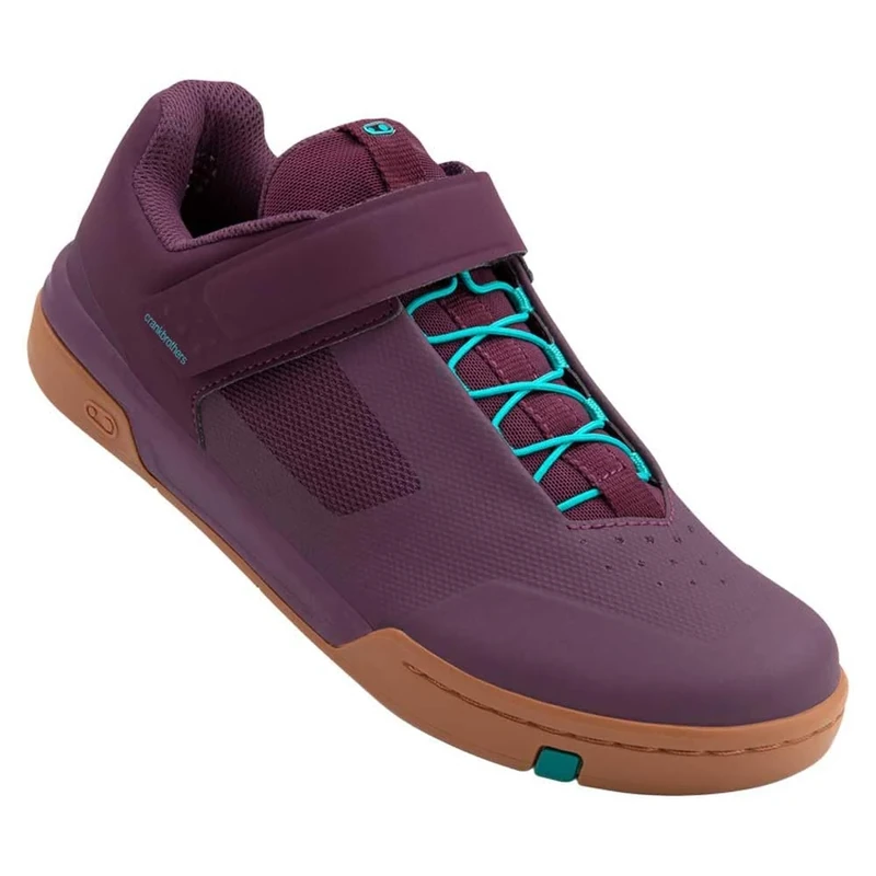 Crankbrothers Stamp Speed Lace Cycling Shoes, Purple/Teal, UK 8 / EU 42