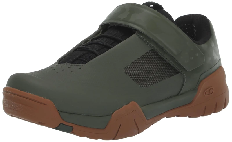 Crankbrothers Mallet E Speedlace MTB Trail Cycling Shoes, Camo Green/Gum, UK 9.5 / EU 44