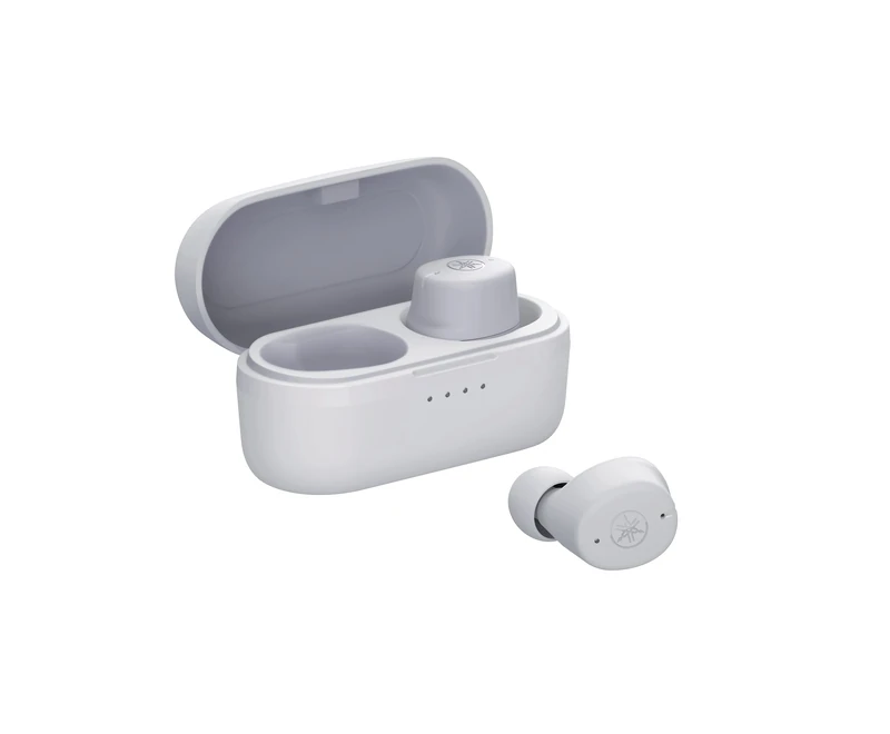 Yamaha TW-E3C Wireless In Ear Headphones with True Sound Technology and Clear Voice Capture - Grey