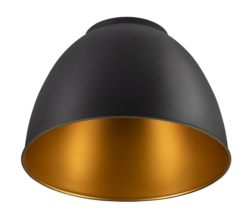 SLV para Dome Lampshade, Living Room Lamp, Black/Gold