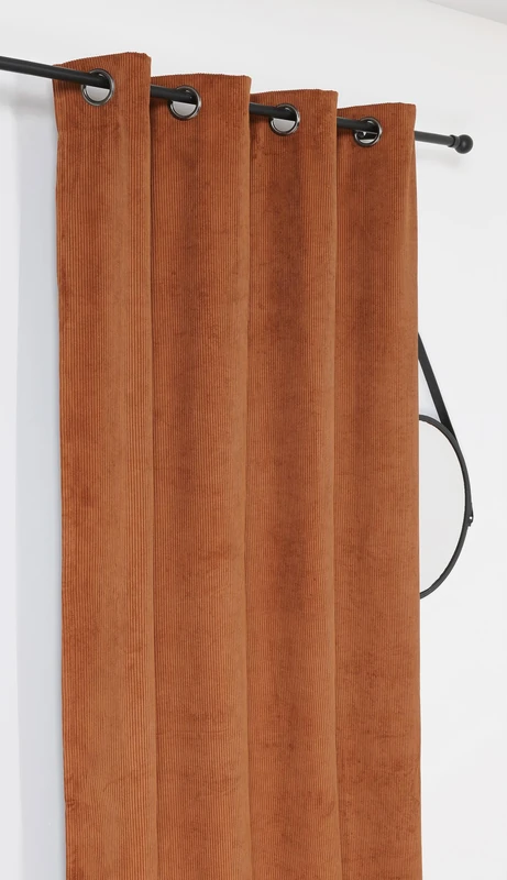 Linder Alberta Thermal Insulated Blackout Curtain 140 x 260 cm Orange