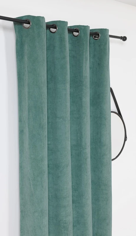 Linder Alberta Thermal Insulated Blackout Curtain 140 x 260 cm Sea Green
